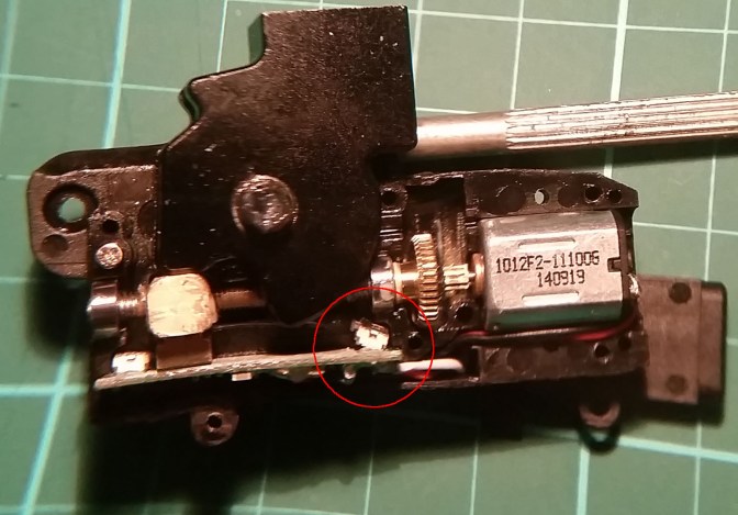 Scout X4 Leg retract servo fail