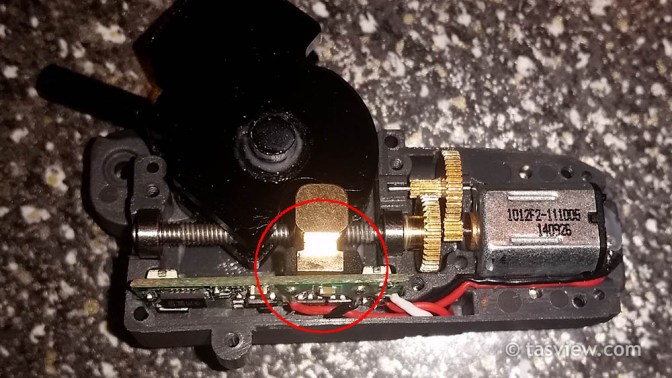 Leg Servo Cushion Mod